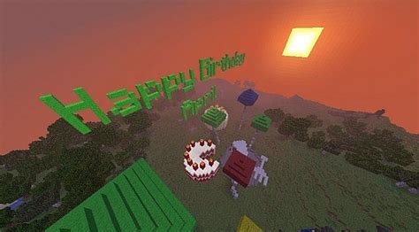 Minecraft Project Happy Birthday Birthday Surprise Party Birthday