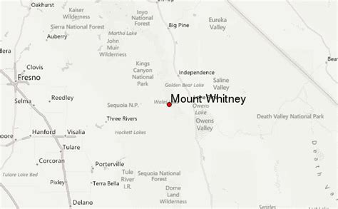 Mount Whitney Mountain Information