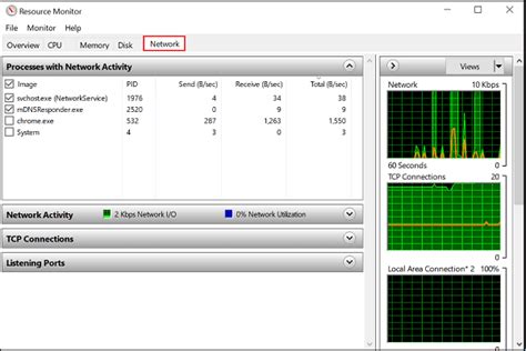 Cómo usar el Monitor de recursos en Windows 10