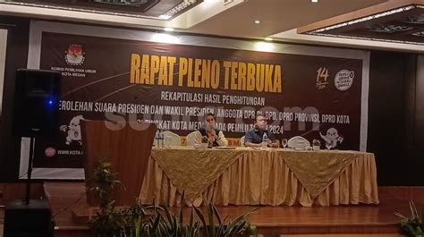 Rekapitulasi Kpu Medan Tuntas Prabowo Gibran Unggul