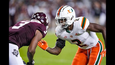 Tyrique Stevenson Miami Hurricanes College Career Highlights Welcome