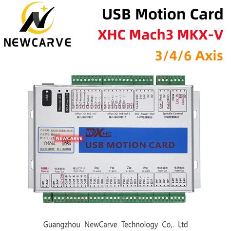 XHC Mach3 USB Motion Card Mach3 USB Controller Board MKX V 3 4 6 Axis