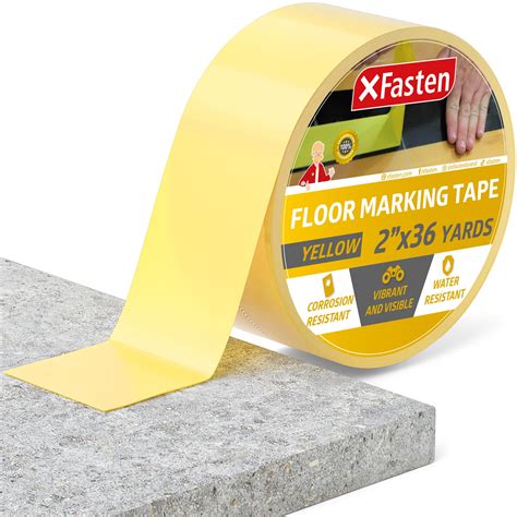 Buy Xfastenvinyl Floor Tape Inch X Yards Mils Gym Floor Tape