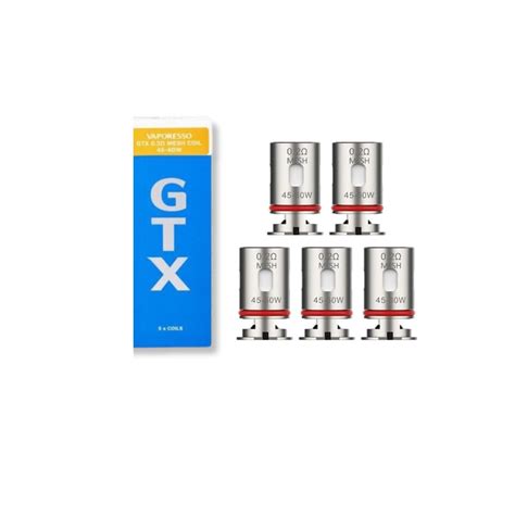 Vaporesso Gtx 02ohm Mesh Coils 5 Pack Fast Uk Delivery The