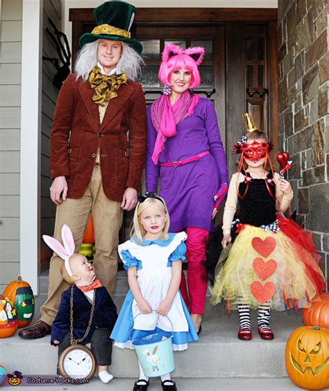 Coolest Alice in Wonderland Family Costume