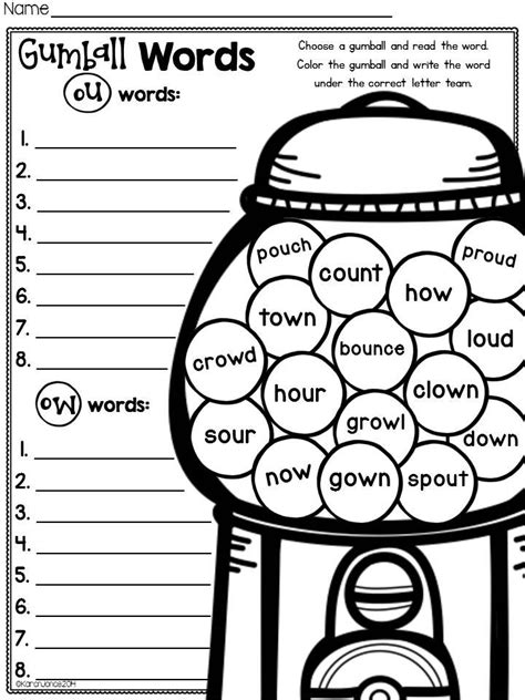 Vowel Teams Worksheets Nd Grade