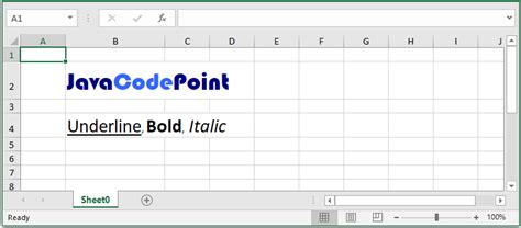 Apache POI Multiple Styles To Excel Cell Javacodepoint