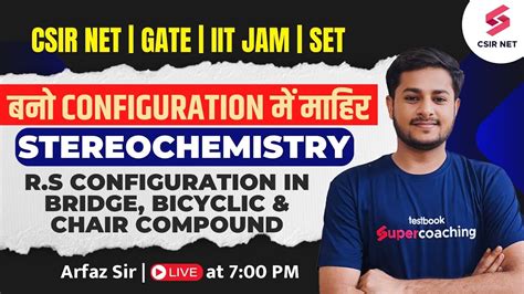 CSIR NET JRF June 2024 GATE 2025 Stereochemistry R S