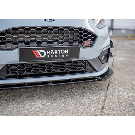 Maxton Design Front Splitter V7 Ford Fiesta ST MK8 2018 Auto