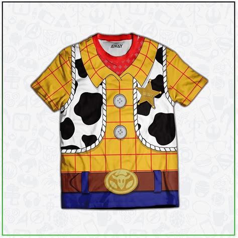 Camiseta D Woody Toy Story Infantil E Adulto Buzz Lightyear Shopee