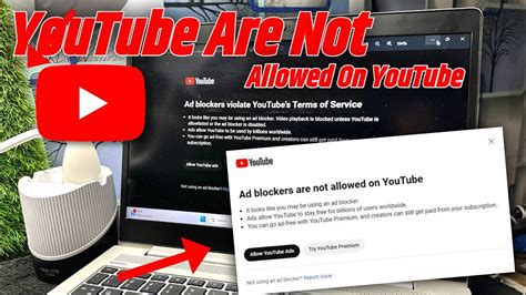 😥 Ad Blockers Are Not Allowed On Youtube Problem Ad Blockers Violate