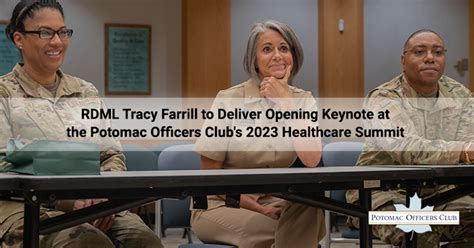 RDML Tracy Farrill To Deliver Opening Keynote At The Potomac Officers