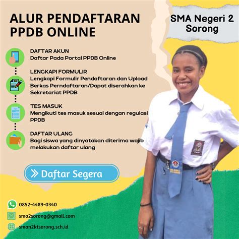 PPDB ONLINE SMA NEGERI 2 SORONG