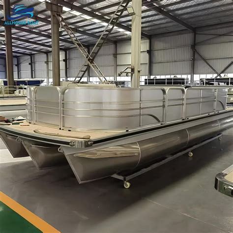 Allhouse Boat Fiberglass Yacht Catamaran Speed Fishing Boat Houseboat