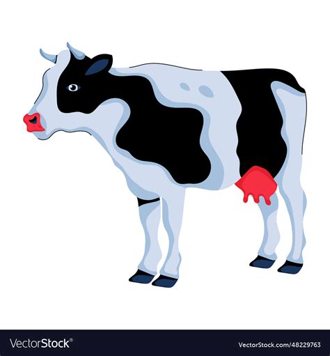 Cow Royalty Free Vector Image - VectorStock