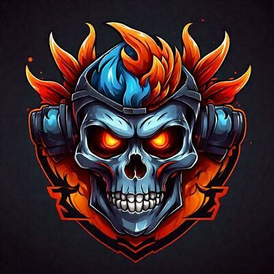 Skull Gaming Logo Stock Photos, Images and Backgrounds for Free Download