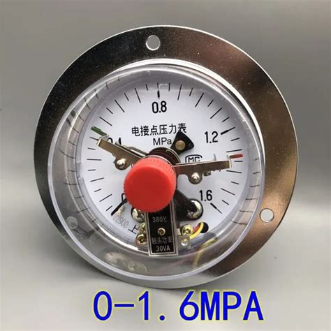 Yxc Oil Filled In Industrial Electric Contact Pressure Gauge With Rear