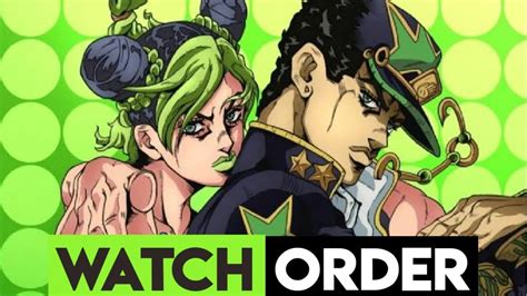 JoJos Bizarre Adventure Easy Watch Order Guide YouTube