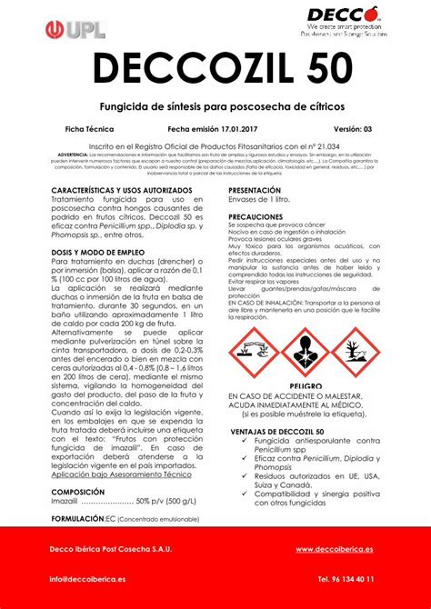 Pdf Fungicida De Síntesis Para Poscosecha De Cítricos · Baño Utilizando Aproximadamente 1