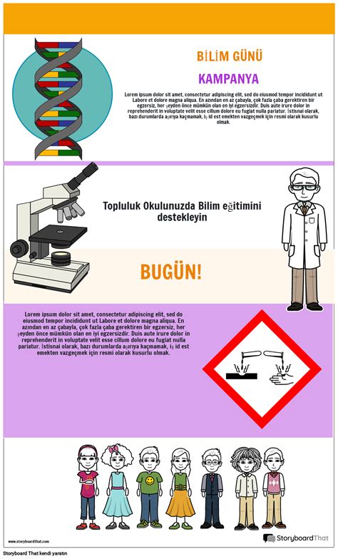 PSA Bilgi Grafikleri şablonu Storyboard by tr examples