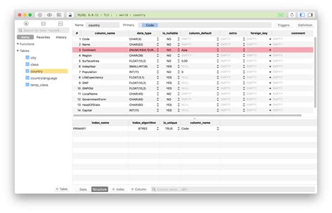 Mysql How To Delete A Column In A Table Tableplus