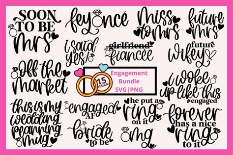 Engagement SVG Bundle Bride To Be SVG Bundle