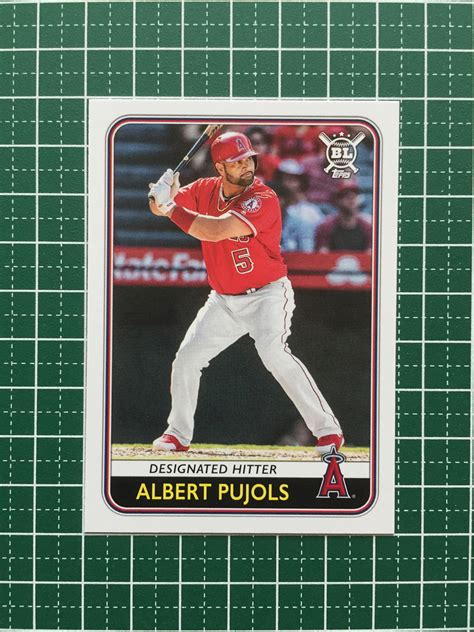 のみ TOPPS MLB 2020 BIG LEAGUE 113 ALBERT PUJOLS LOS ANGELES ANGELS ベース