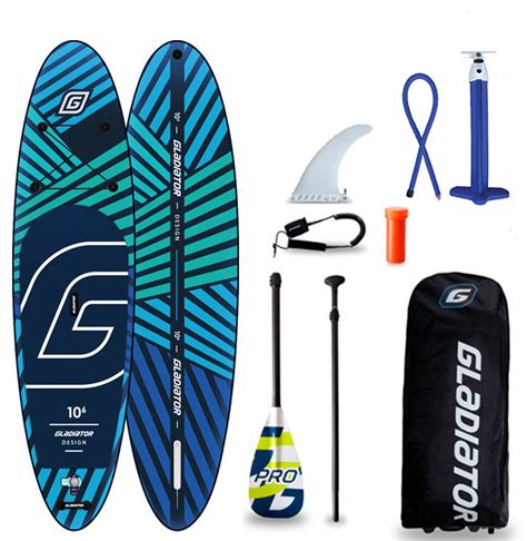 Сапборд Gladiator PRO 10'6" DSGN 2021 — надувна дошка для САП серфінгу ...