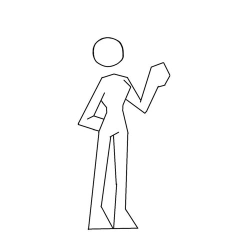 Pose FpeПоза Fpe In 2024 Drawing Base Body Type Drawing Drawing Tutorial