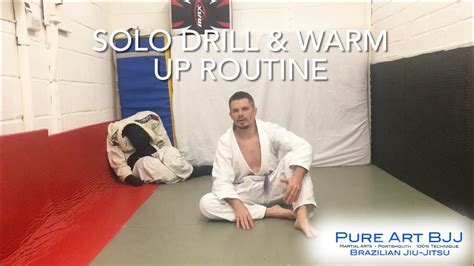 Bjj Solo Drills And Warm Up Routine For Brazilian Jiu Jitsu Youtube