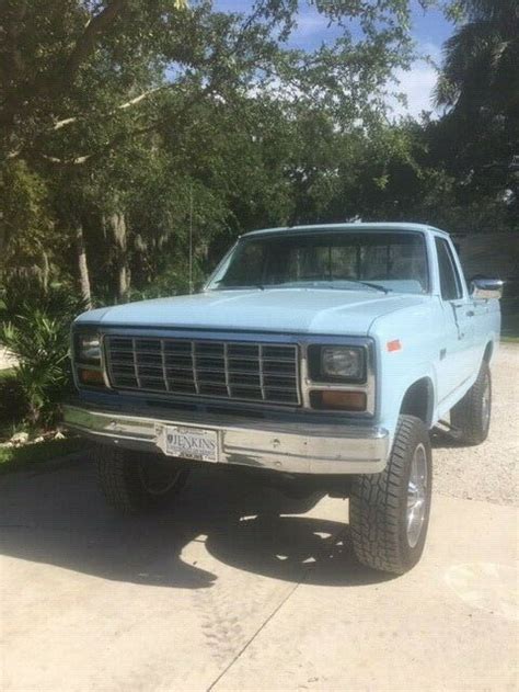 1985 Ford F150 4 Wheel Drive For Sale