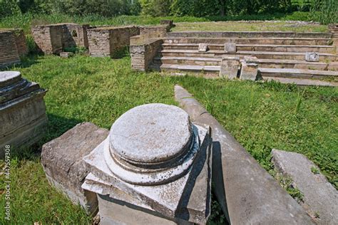 Zeus Temple In Dion At The Foot Of Mount Olympus The City Was Built