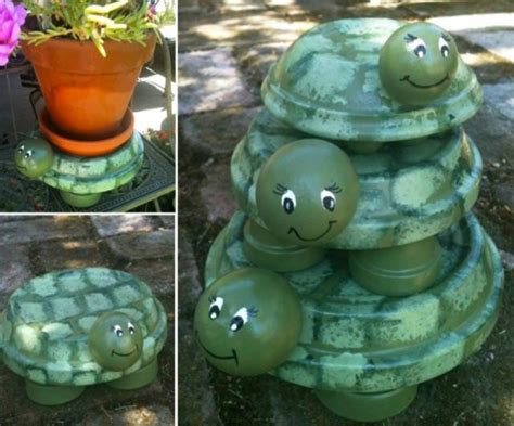 Diy Terracotta Pot Turtles That Look Cute