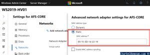 How To Set Dynamic MAC Address On A Hyper V VM With PowerShell