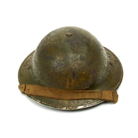 Original British Wwii Brodie Mk1 Steel Helmet By Rubery Owen And Co