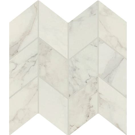 Daltile Famed Chevron Polished Mosaic Tile Stone Colors