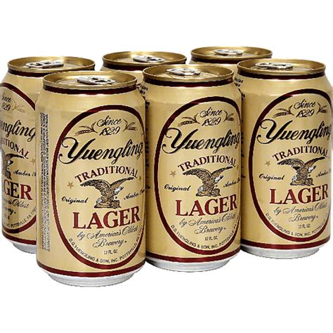 Yuengling® Traditional Lager 6 12 Fl Oz Cans Beer Superlo Foods