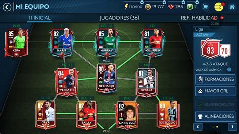 Mi Equipo De Fifa Mobile Youtube