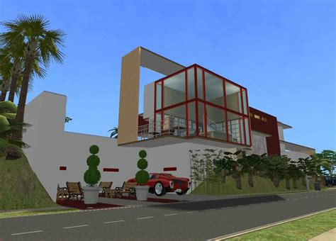 Sims 2 modern beach house by RamboRocky on DeviantArt