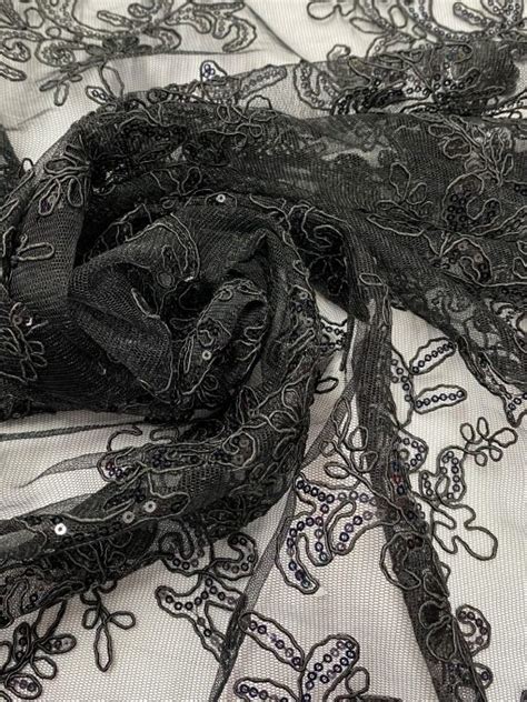 Elenas Lace Black Sal Tex Fabrics Inc