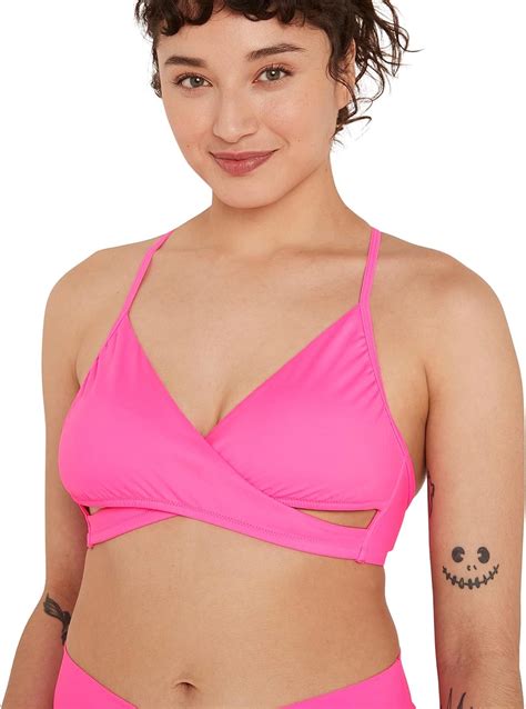 Amazon Victoria S Secret Pink Body Wrap Bikini Top Wireless