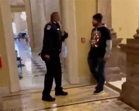 Capitol Riot Lawyer For Rioter Who Confronted Police Officer Blames