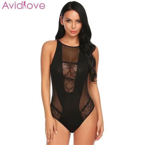 Avidlove Women Bodystocking Bodysuit Body Suit Sexy Lingerie One Piece