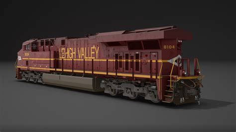 Norfolk Southern ES44AC Heritage Unit #8104 in Lehigh Valley RR Livery ...