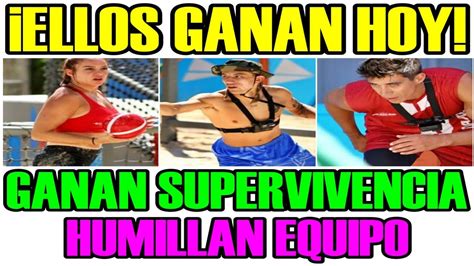 POR FIN FILTRAN QUIEN GANA SUPERVIVENCIA Y HUMILLAN EQUIPO EXATLÓN