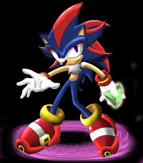 Upgraded Shadic | Hedgehog art, Sonic the hedgehog, Amy the hedgehog