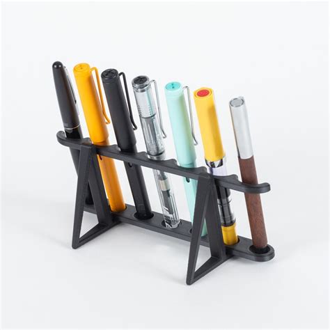 Vertical 7 Fountain Pen Display Stand 3D Printed Storage For Etsy