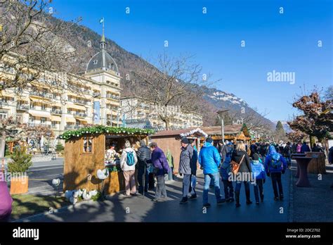 Christmas Market Interlaken Jungfrau Region Bernese Oberland Swiss