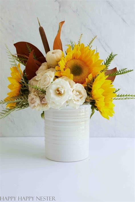 Fall Flower Centerpieces - Happy Happy Nester