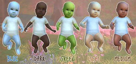 The Sims 4 Default Replacement Baby Skins Mevadoctor